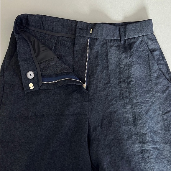 New OGL Viscose-Linen Weave European Linen Mid Rise Flared Pant with Pockets - Picture 6 of 13